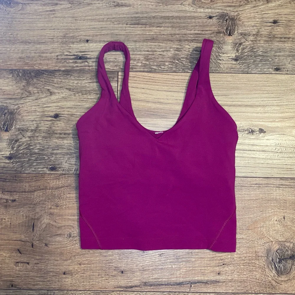 Lululemon Align Tank Top Magenta Purple Size 0